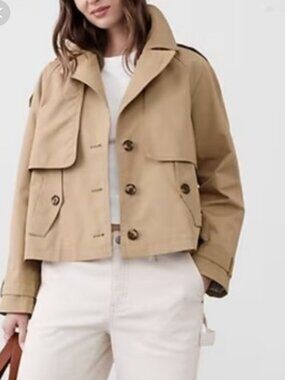 Banana Republic Short Trench Jacket